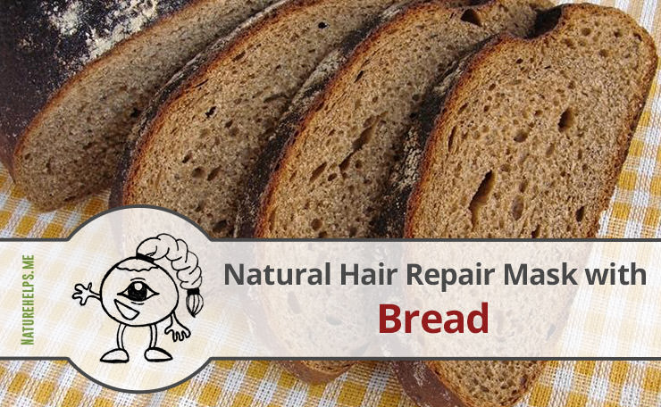 Natural Hair Repair Mask with Bread