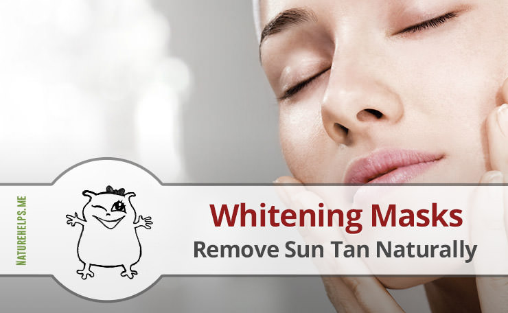 DIY Whitening Face & Body Masks. Remove Sun Tan Naturally