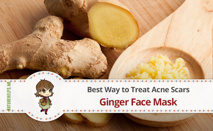 DIY Ginger Face Mask. Best Way to Treat Acne Scars