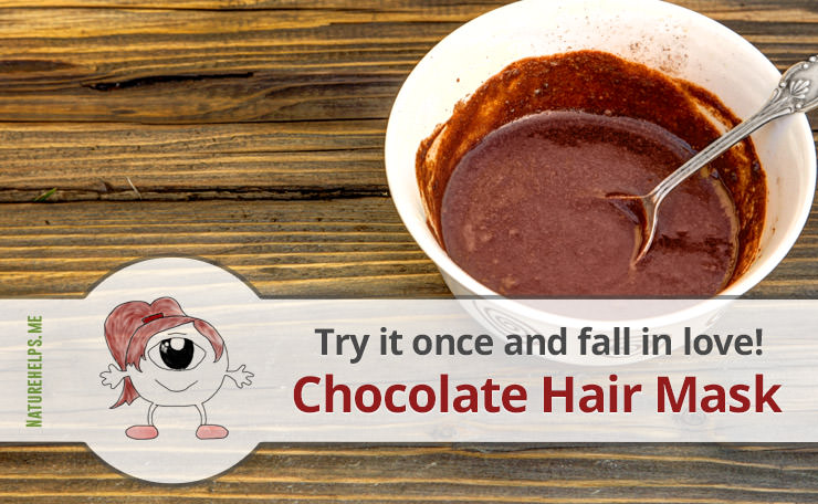 DIY Chocolate Mask. Delicious Cocoa Hair Treatment