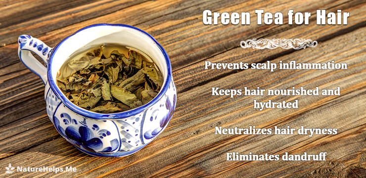 Green tea benefits for hair. Chocolate hair mask for hair growth