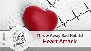 Protect yourself from a heart attack. Throw away bad habits!
